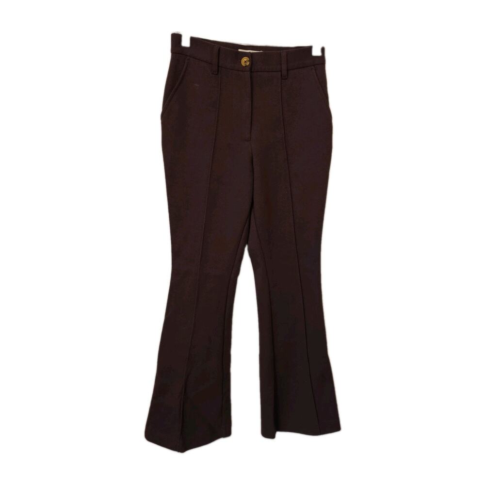 Urban Outfitters Maroon Fit n Flare Pants Women's Size Small Petite
